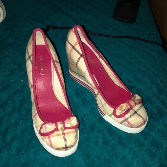 Coach wedge shoes - Picture 1 of 4